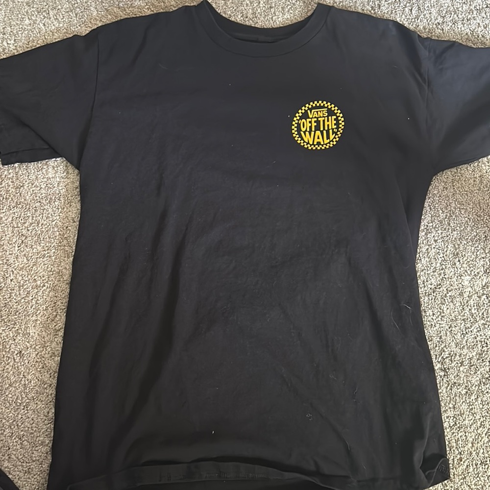 Mens Large vans black tee, never worn